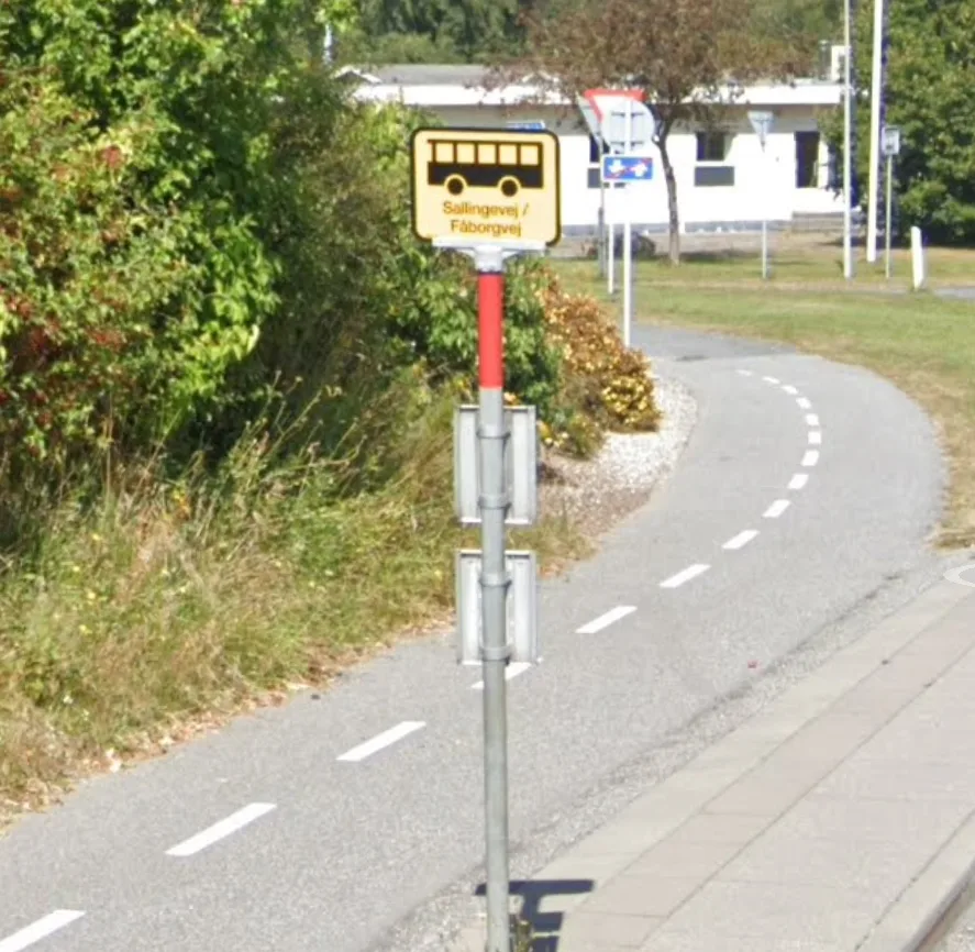 Red: 400A at Sallingevej / Fåborgvej